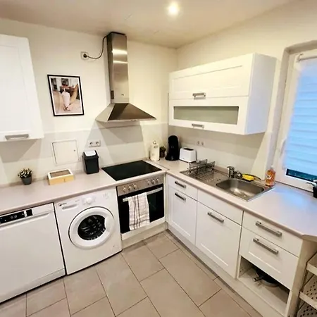 Ches Cozy Corner Helle 1 Zimmer Wohnung Höchberg Eksteriør billede